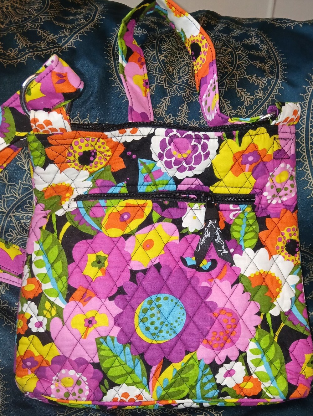 Vera Bradley Floral Quilted Crossbody Bag - Multicolor
